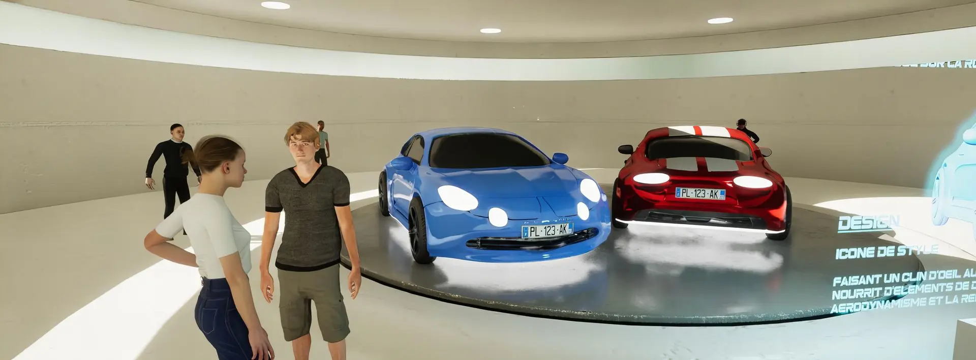 Renaud voiture 3d alpine A110