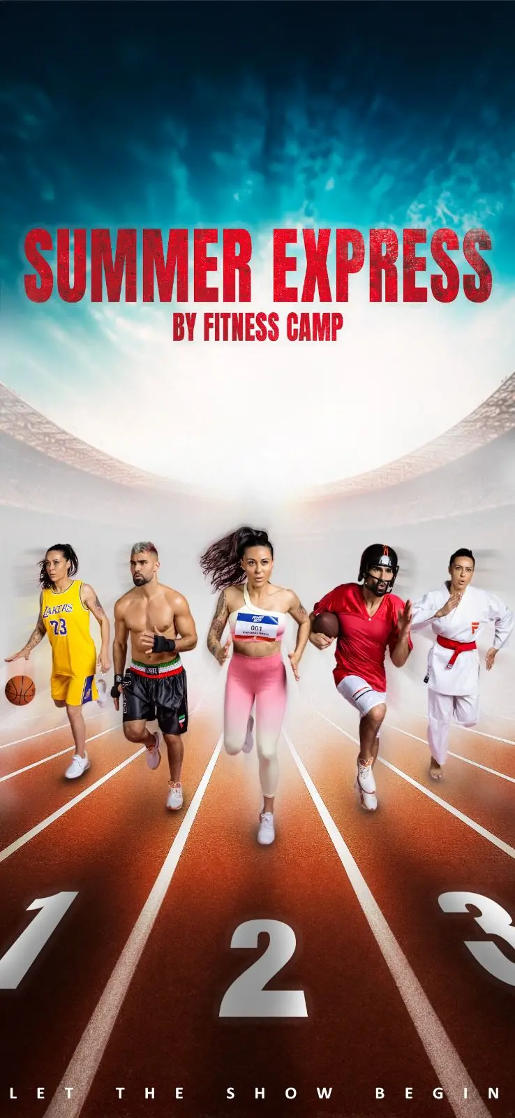 Affiche Summer Express fitness camp